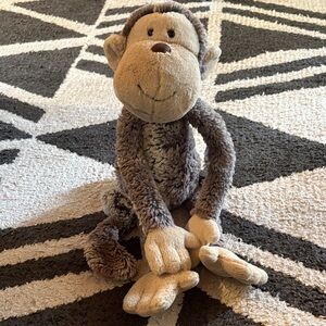Jellycat Brown and Cream Stuffed Monkey
